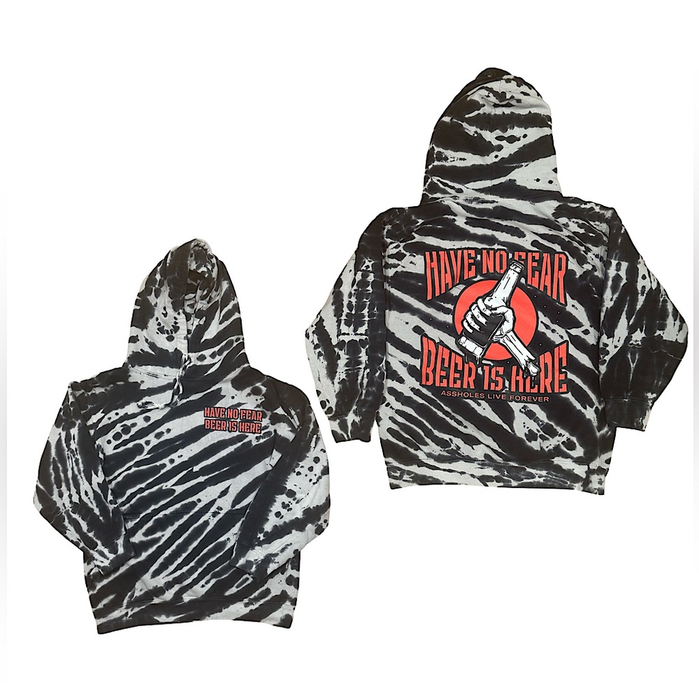 ALF Linda Finegold - “Have No Fear Beer is Here” Tie Dye Hoodie Sweatshirt